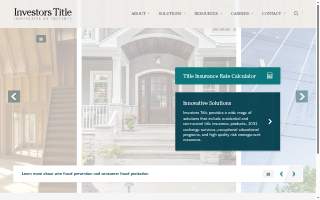 Investors Title Insurance Company of Columbia website