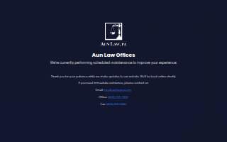 Aun & McKay Trial Lawyers website