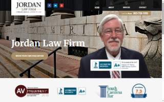 Jordan Law Firm website