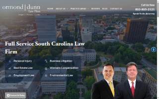 Ormond | Dunn Law Firm website