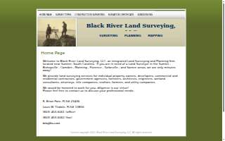 Black River Land Surveyors website