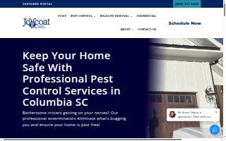Jeffcoat Pest & Home website