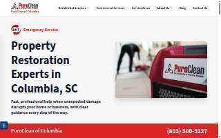 PuroClean of Columbia website