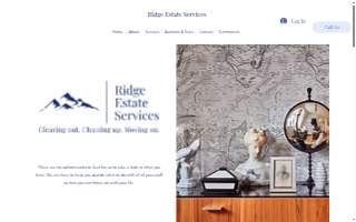 Ridge Estate Services website