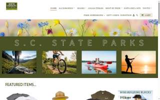 South Carolina State Park Store website