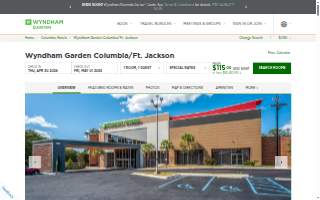 Wyndham Garden Columbia website