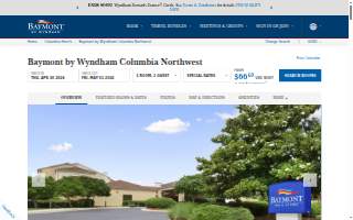Baymont by Wyndham Columbia Northwest website