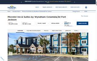 Microtel Inn & Suites by Wyndham Columbia/At Fort Jackson website