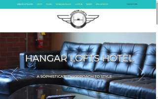 Hangar Lofts Hotel website