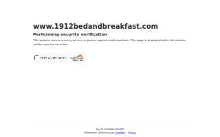 1912 Bed and Breakfast website