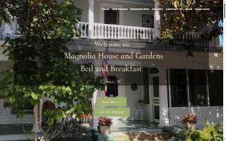 Magnolia House and Gardens B&B website