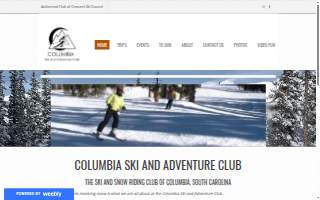 Columbia Ski and Adventure Club website