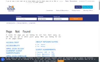 intown suites website