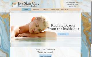 Eva Skin Care, Inc website