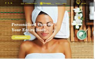 European Skin & Hair Clinic website