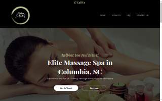 Elite Spa | Asian Massage Spa website