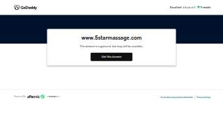 5 Star Massage website