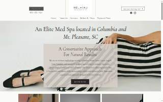 Nouveau Facial Aesthetics website
