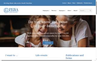 S.C. Public Employee Benefit Authority website