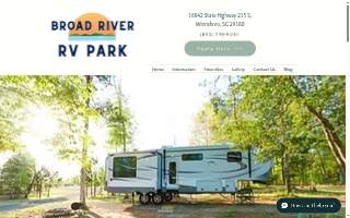Broad River Campground & RV Park - South Carolina website