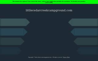Little Cedar Creek RV Park & Campground website