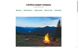 Carolina Camper Company website