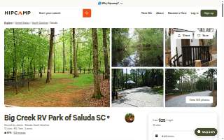 Big Creek RV Park website