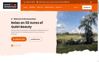 Leach Homestead campground website