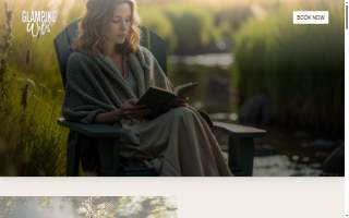 Glamping Wild website