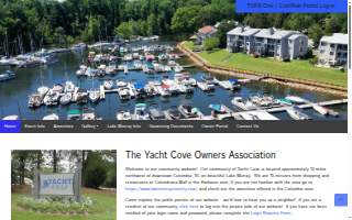 Yacht Cove Homeowners Association website