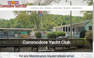 Commodore Yacht Club website