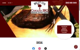 Billy G's Carolina BBQ. Billy G's Sauces and Rubs website