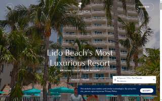 Lido Beach Resort website