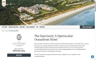 The Sanctuary at Kiawah Island Golf Resort website