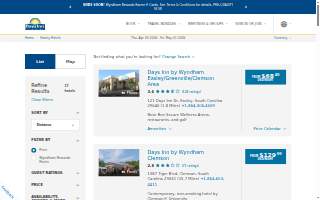 Hotel Carolina A Days Inn by Wyndham website