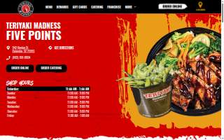 Teriyaki Madness website