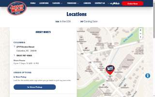 Jersey Mike's Subs of Columbia website