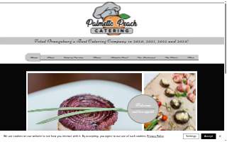 Palmetto Peach Catering, LLC website