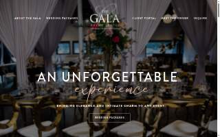 The Gala Event Center website