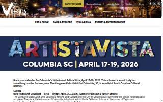 Artista Vista website