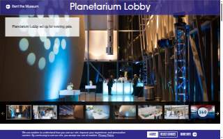 Planetarium Lobby website