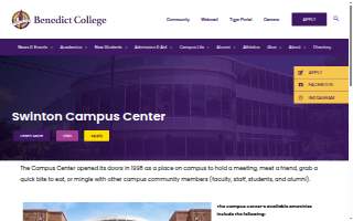 David Swinton Campus Center website