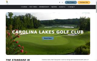 Carolina Lakes Golf Club website