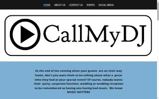 CallMyDJ.com website