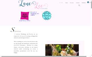 LaneLee Weddings & Events LLC website