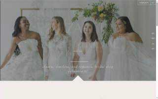 Elizabeth Cole Bridal website