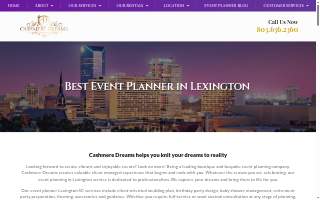 Cashmere Dreams - Lexington Wedding & Event Planner website