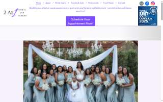 2 As 1 Bridal and Tuxedo website
