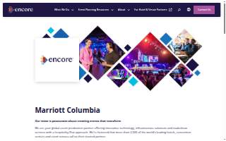 Encore of Columbia website