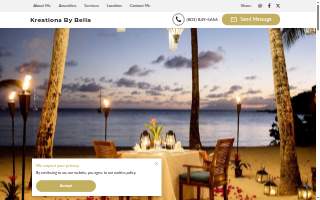 Kreations By Bella website